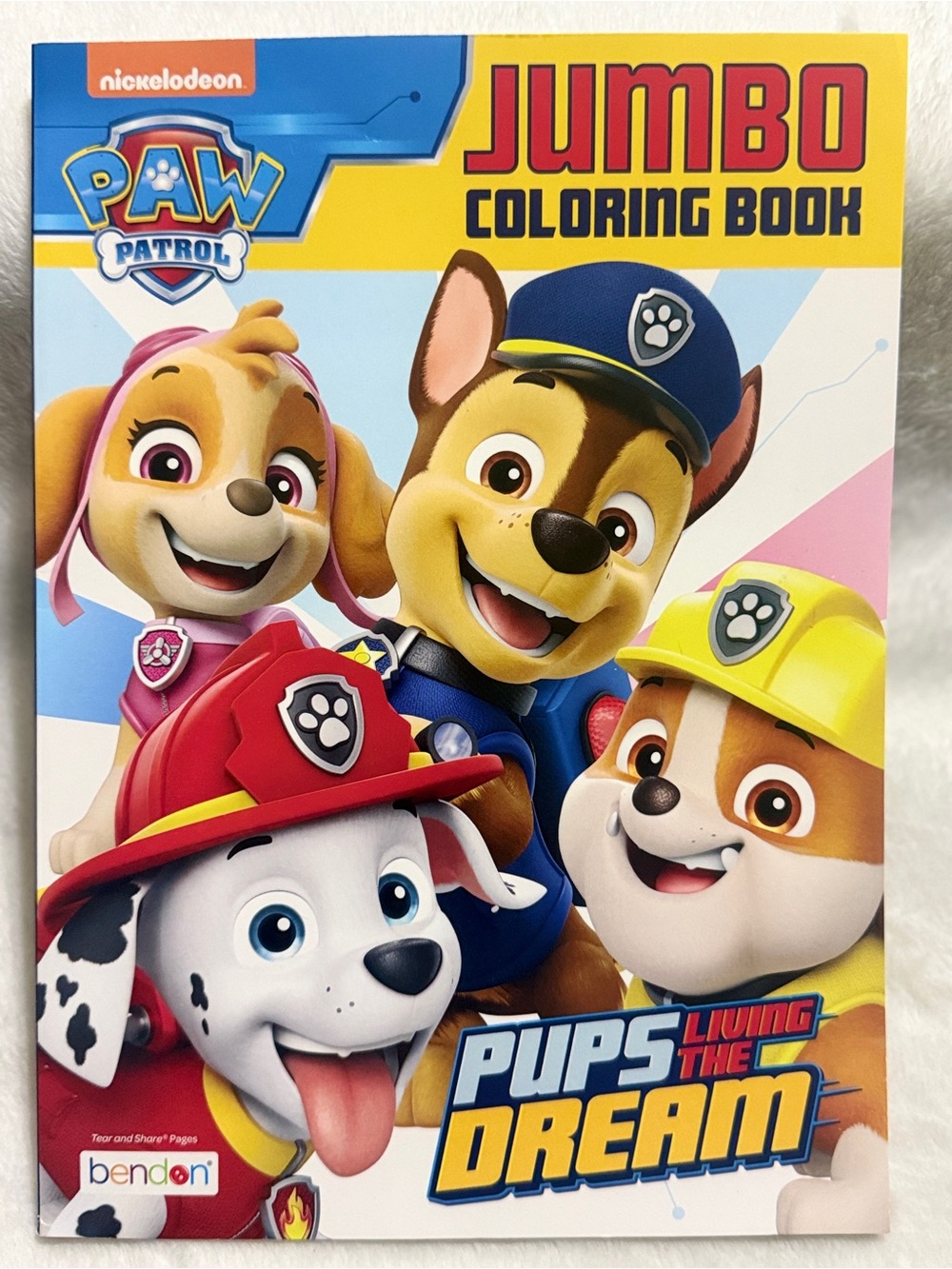 Nickelodeon PAW Patrol Jumbo Coloring Book - Pups Living The Dream